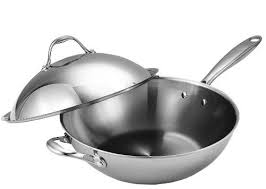 Cooks Standard 13 Inch Multi Ply Clad Stainless Steel Wok Stir Fry Pan Best Wok Wok