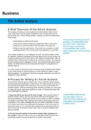 Newspaper article sample template download. How To Analyze A Newspaper Article Example