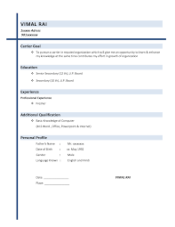 40 basic resume templates free downloads resume companion. Simple Resumes Samples Resume Format