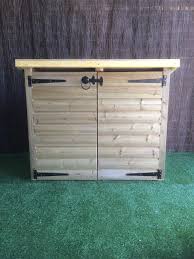 Keep the outside of the home as tidy as the inside, with our range of outdoor bins. Outdoor Wooden Garden Furniture Ltd Heavy Duty Recycle Bin Storage Log Store With Shelf And Doors Buy Online In Bahamas At Bahamas Desertcart Com Productid 192177575