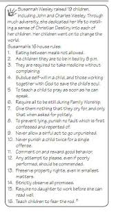 Susanna Wesley S House Rules When Susanna Needed Time With God She Covered Her Apron Over Her Face So That Her House Rules Mommy Inspiration Christian Quotes