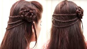 If you have not tried these kinds of hairstyles yet or always have found it difficult to make than no. Party Hairstyle For Young Girls 2018 Hair Style Girl Flower Braid Hairstyle For Party Youtube