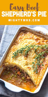 Easy Shepherd S Pie Recipe Shepherds Pie Easy Beef Recipes