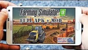 تحميل لعبة محاكي الزراعة farming simulator 18 full apk mod النسخة المدفوعة مجانا للاندرويد farming simulator farm mod