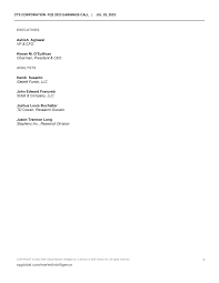 spglobal.com/marketintelligence EXECUTIVES Ashish Agrawal VP & CFO Kieran  M. O'Sullivan Chairman, President & CEO ANAL