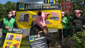 Travailler chez greenpeace, c'est concilier professionnalisme et engagement, c'est participer au greenpeace est une association reconnue d'intérêt général. Greenpeace Protestaktion Gegen Billigfleisch Bei Edeka Nurnberg Nordbayern De