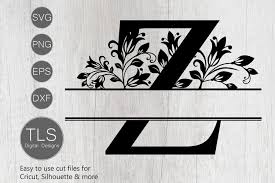 This design features the word dad with blank space in the middle for personalization of your own. Split Monogram Letter Z Svg Letter Z Monogram Svg 415201 Cut Files Design Bundles