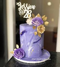 6 Vanilla Marble Fondant Birthday Cake With Gum Paste Flowers Leaves And Hints Of Edible 24k Gold Leaf All Over Yaa S Baked Goods Galore