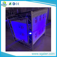 The set is simple and stylish,it will be perfect for decorating your yard, poolside, balcony, patio and home.you won't regret buying it. China Easy Set Up Aluminum Dj Truss Booth Dj Table Dj Desk China Dj Booth And Dj Table Price