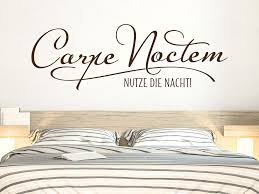 Wandora g003 spruch nimm dir zeit zum träumen i schwarz bxh 135 x 41 cm i sterne schlafzimmer aufkleber selbstklebend wandaufkleber wandsticker. Wandtattoo Spruch Carpe Noctem Von Klebeheld De