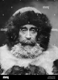 ROBERT PEARY (1856-1920) American explorer in 1909 Stock Photo
