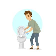 Clean up transparent background clipart. Man Cleaning Toilet Isolated Vector Stock Vector Illustration Of Cute Household 110739656