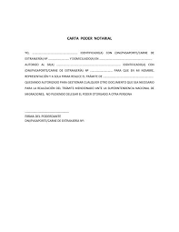 Como anexo final antes de las firmas es conveniente especificar —si no se ha hecho en la parte en la que se especifica para qué es el poder. Carta Poder Notarial