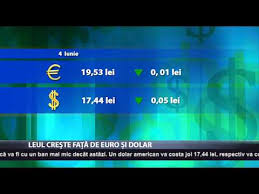 The conversion value for 1 leo to 2.01 eur. Leul CreÈ™te FaÈ›Äƒ De Euro È™i Dolar Youtube