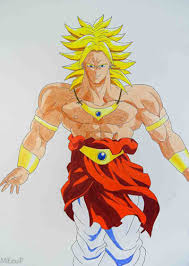 Dibujo De Broly Bola De Dragon Mi Esbozo En Un Pozo Buen final para broly, esxelente. dibujo de broly bola de dragon mi