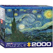 Free shipping to us & canada! Eurographics Starry Night By Vincent Van Gogh Puzzle 2000 Piece Walmart Canada