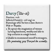 Definition Of Darcy As A Verb Jane Austen Pride And Prejudice Words