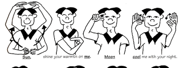 With the dominant open hand this sign is also used in an affectionate manner to show one's appreciation toward others. Each Of Us Is A Flower Song Lyrics And Sound Clip In French Spanish And English With Sign Language Motions