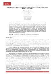 Siti nuraina binti mohd asri (bg). Pdf Teater Forum Sebagai Strategi Perkembangan Emosi Moral Satu Kajian Tindakan