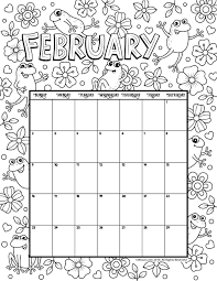 Maybe you would like to learn more about one of these? February 2020 Coloring Calendar Woo Jr Kids Activities Coloring Calendar Kids Calendar Coloring Pages