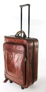 Known around the world for its extensive collection of tough, trendy luggage bags that are fit for any travel. Barry Smith Brown Genuine Leather Wheeled Rolling Suitcase Luggage Garment Bag Girls Suitcase Luggage Genuine Leather
