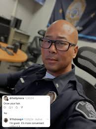 Officer Darius Montgomery came across 3 stray dogs that needed help finding  their way back home. And sometimes, animal control isn't readily available.  Without hesitation, he invited the three dogs into his