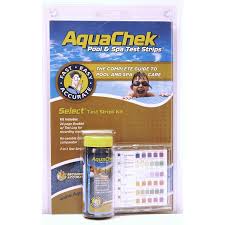 aquachek 7 in 1 pool and spa test strips with color chart