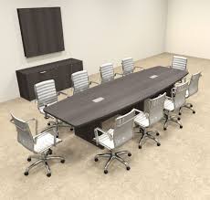 Modern Boat Shapedd 12 Feet Conference Table Of Con C134 Conference Table Office Table Design Modern Conference Table
