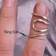 Arthritis Finger Splint For Bending Sideways Handmade Hammered Etsy Joint Ring Textured Ring Rings