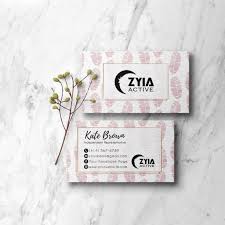 Personalized Zyia Active Business Cards Zyia Business Cards Za04 In 2020 Cards Personal Cards Arbonne Business Cards