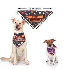 Paisley paw designs halloween dog bandanas are handmade in the usa with attention to every detail. Halloween Patterned Dog Bandana Halloween Dog Items Dog Bandana With Color Dogs Handmade Products Stanoc Com