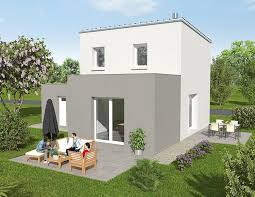 Profitez d'une maison spacieuse avec une vue dégagée sur le jardin et offrant de beaux volumes à l'étage sans soupente. Vente Maison Construction Maison A