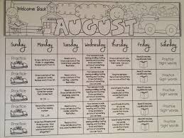 Primary Graffiti Year Round Kindergarten Homework Kindergarten Homework Homework Calendar Kindergarten Teachers