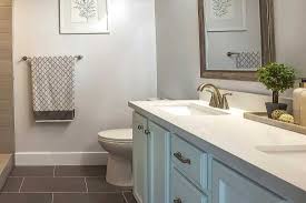The standard height for a bathroom vanity is 30 inches. How Tall Should The Bathroom Vanity Be Home Decor Bliss