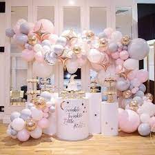 Moon And Star Cakes And Baby Shower Ideas With Free Printables Star Baby Showers Girl Shower Baby Shower Decorations