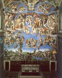 The Last Judgment Sistine Chapel Altar Wall Michelangelo 1537 Michelangelo Art Michelangelo Paintings Michelangelo