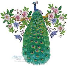 Access needlework patterns to download and you can check your pattern wherever you go. Artecy Cross Stitch Peacock With Passionflower Cross Stitch Pattern To Print Online