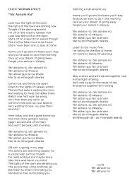 Maybe you would like to learn more about one of these? Teir Abhaile Riu Lyrics