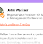Profile Picture of John Walliser - Regional Vice President Of Sales at Management ...on Google