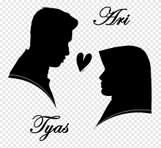 Gambar animasi pernikahan hitam putih. Pernikahan Silhouette Pernikahan Pasangan Cinta Hewan Png Pngegg
