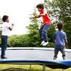 The most important thing about jumping high on a trampoline is momentum. 1