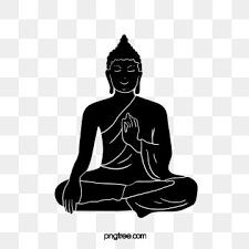 Bed Clipart Black And White Png Hand Painted Buddha Silhouettes Lord Buddha Buddhism Buddhas Birthday Png Transparent Clipart Image And Psd File For Free Download Cartoon Clip Art Buddhism Buddha