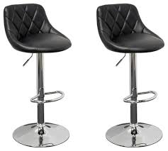 Check spelling or type a new query. Claire Faux Leather Adjustable Swivel Bar Stools Set Of 2 Contemporary Bar Stools And Counter Stools By Furniture Import Export Inc Houzz