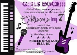 Printable Girl Rock Star Birthday Party Invite By Luvbugdesign 14 00 Rockstar Birthday Party Rock Star Birthday Rock Star Birthday Party Invitations