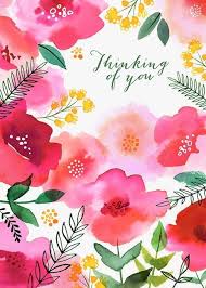 Love Light Laughter Thinking Of You Floral Hand Lettering