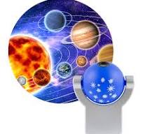 Projectables Solar System LED Night Light, Plug-In, Dusk-to ...