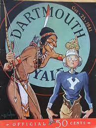 Dartmouth V Yale October 25 1941 Football Illustration Vintage Football Sport Football