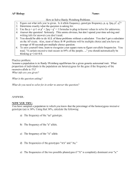 You have sampled a population in which you · students can practice using the hardy weinberg equilibrium equation to determine the allele frequencies in a population. How To Calculate Frequency Biology