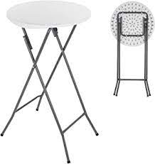 An outdoor bar table is suited to accommodate standing adults and are relatively small in diameter. Amazon Co Uk Patio Bar Table