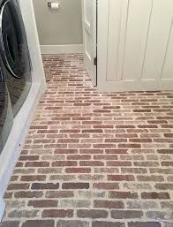 How To Install Thin Brick Floors Brick Flooring Farmhouse Flooring Thin Brick